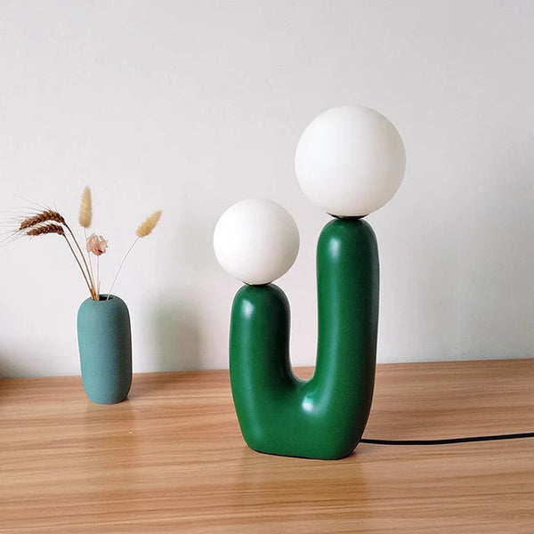 Dubbelglas Tafellamp Zachte Kleuren