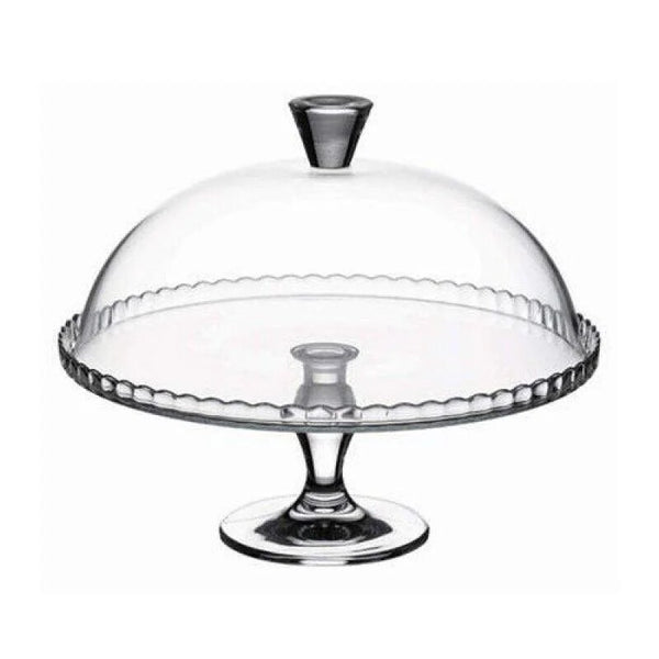 Taartbakje Transparant Glazen Deksel