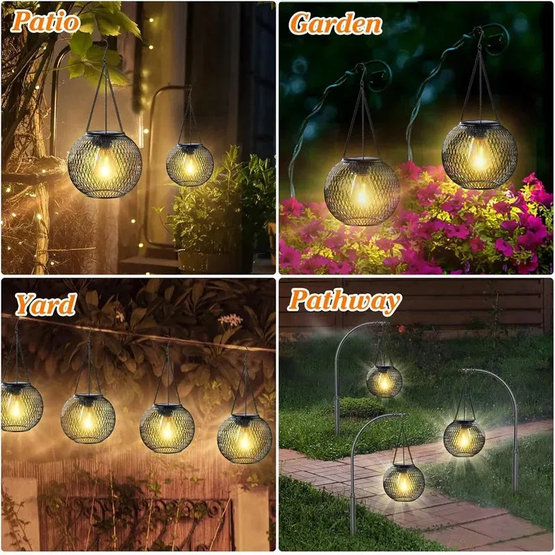 Ortiny Solar Lantaarn Buiten Sfeerverlichting