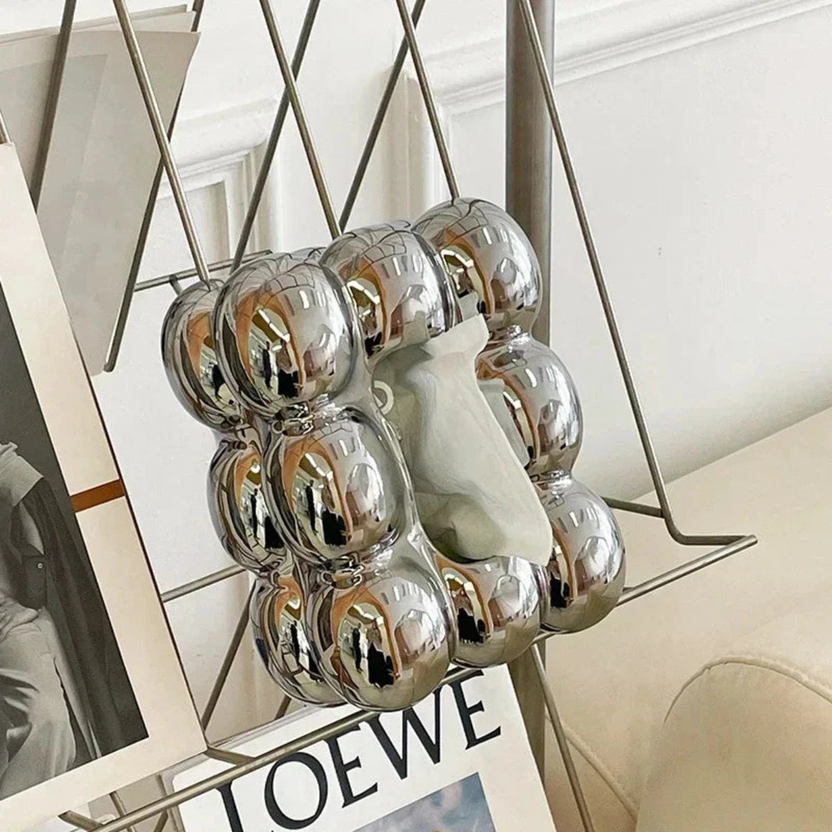 Glanzend Tissuehouder Zara