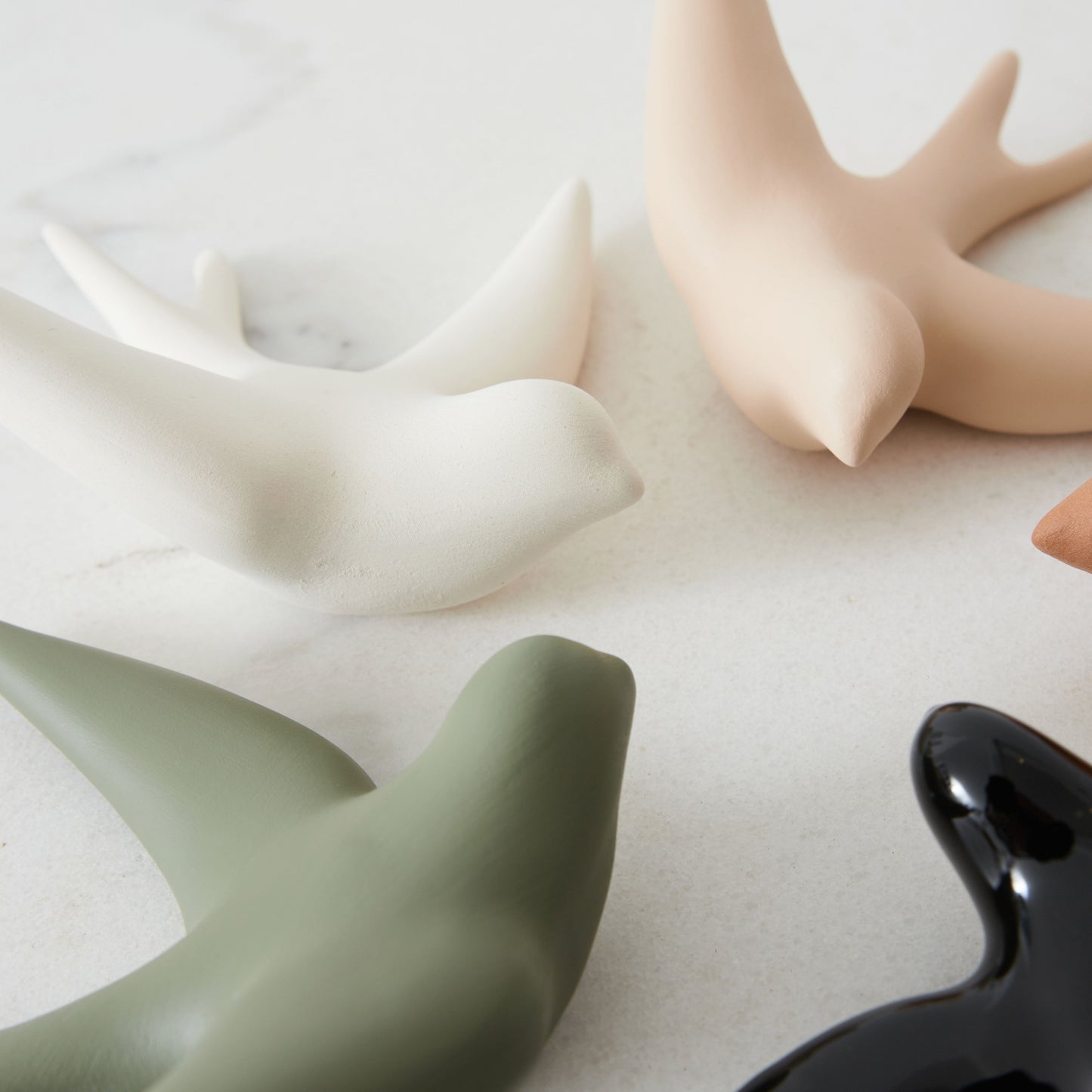 Keramische Duif Vogel Muurhanger