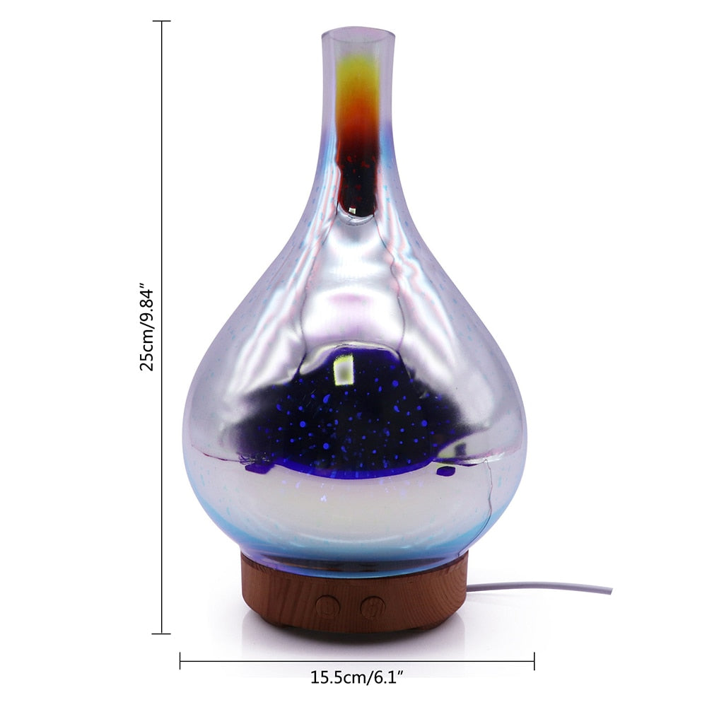 7 Kleur 3D Vuurwerk Aromadiffuser