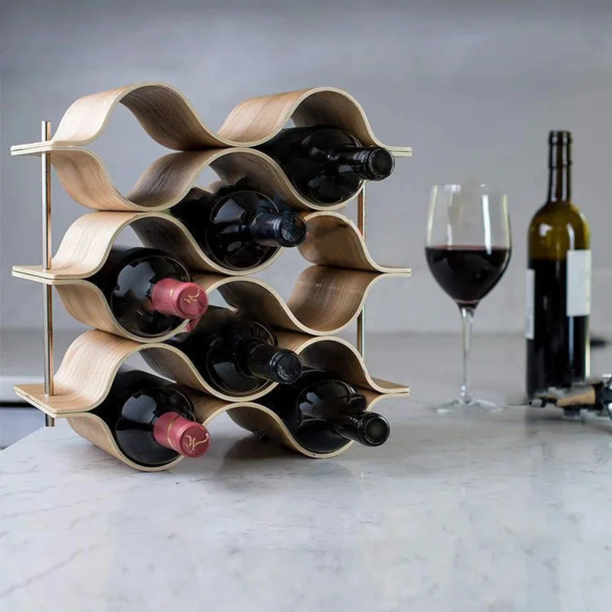 Ruimtebesparend Wijnrek Aya