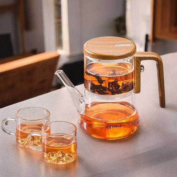 Magnetische Theepot van Glas