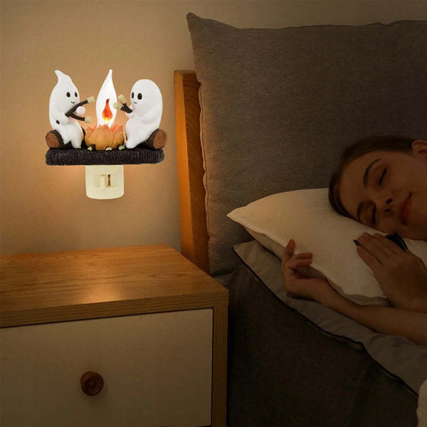Spookachtig Kampvuur Nachtlampje