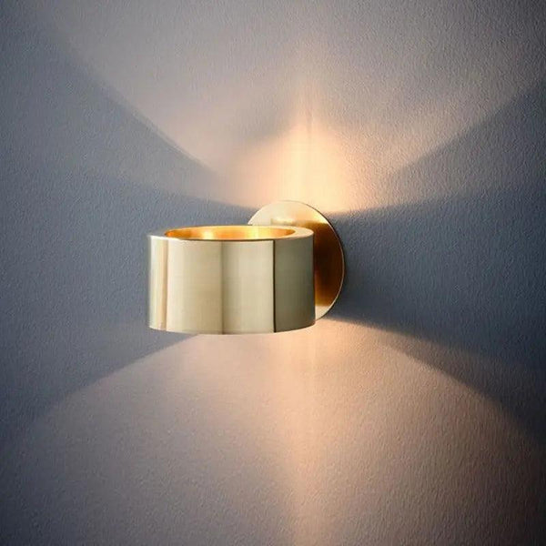 Rond Metalen Wandlamp