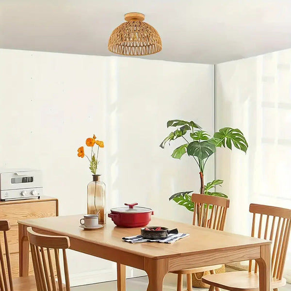 Boho Rotan Plafondlamp