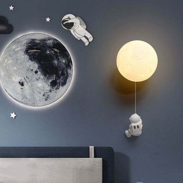 Astronaut Wandlamp met Stijl