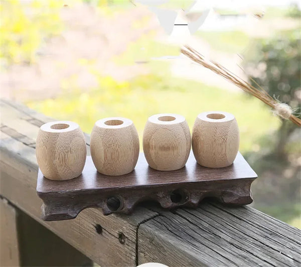 Bamboe Houten Tandenborstelhouder