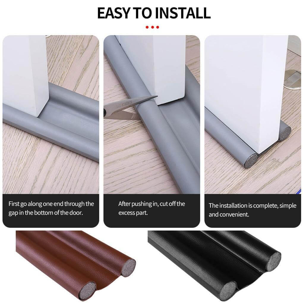 Geluiddempende Tochtstrip Deur
