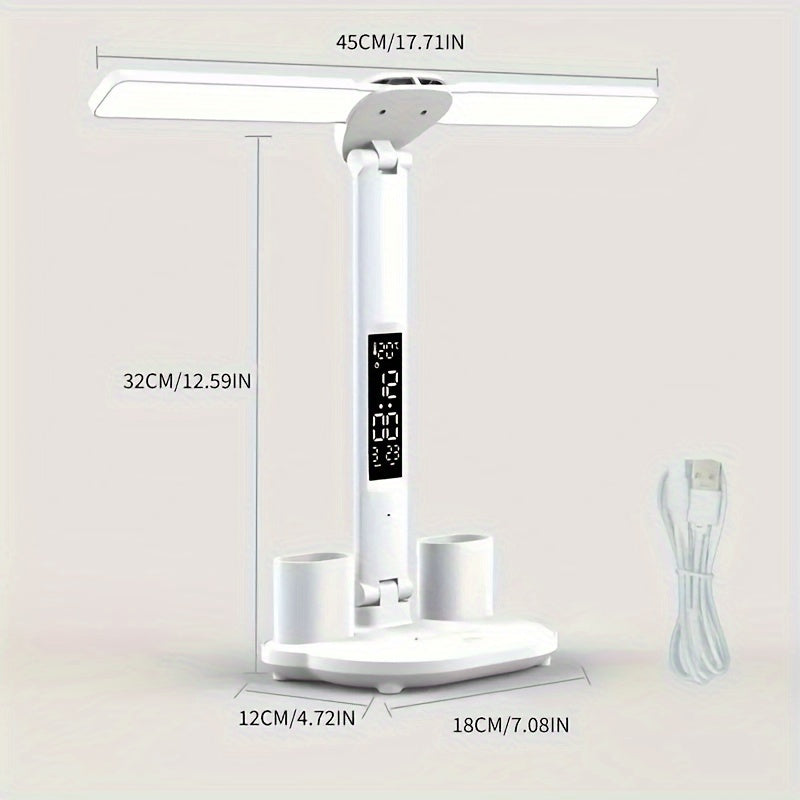 LED Klok USB Oplaadbaar 180 Draaibaar