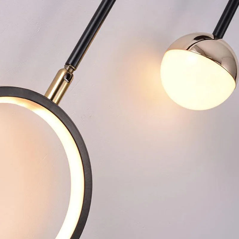 Zwarte design wandlamp