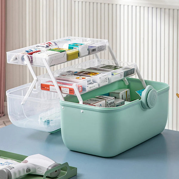 3-Laags Medicijn Opbergdoos