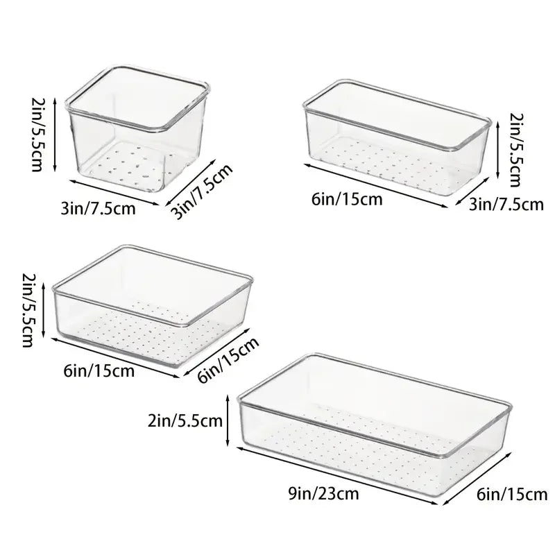 Transparent drawer dividers Sas