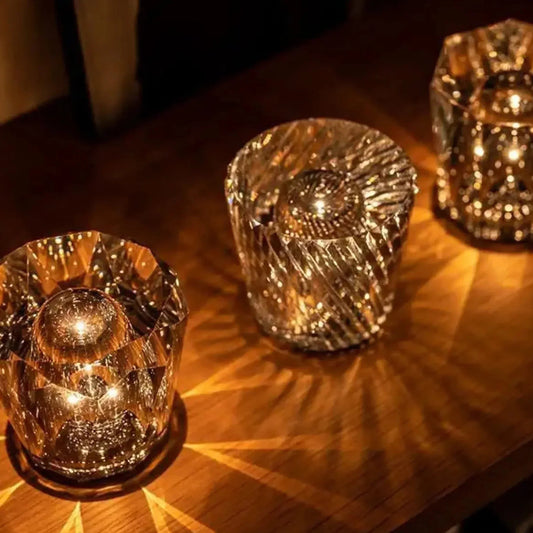 Kristallen Diamanten Lamp