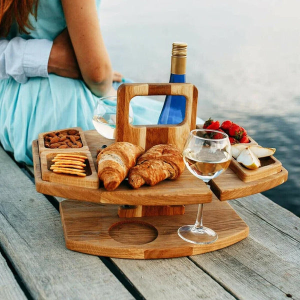 Draagbare Wijnpicknicktafel