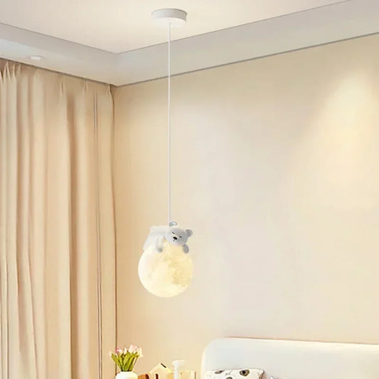 Kinderkamer Hanglamp Little Bear en Rabbit