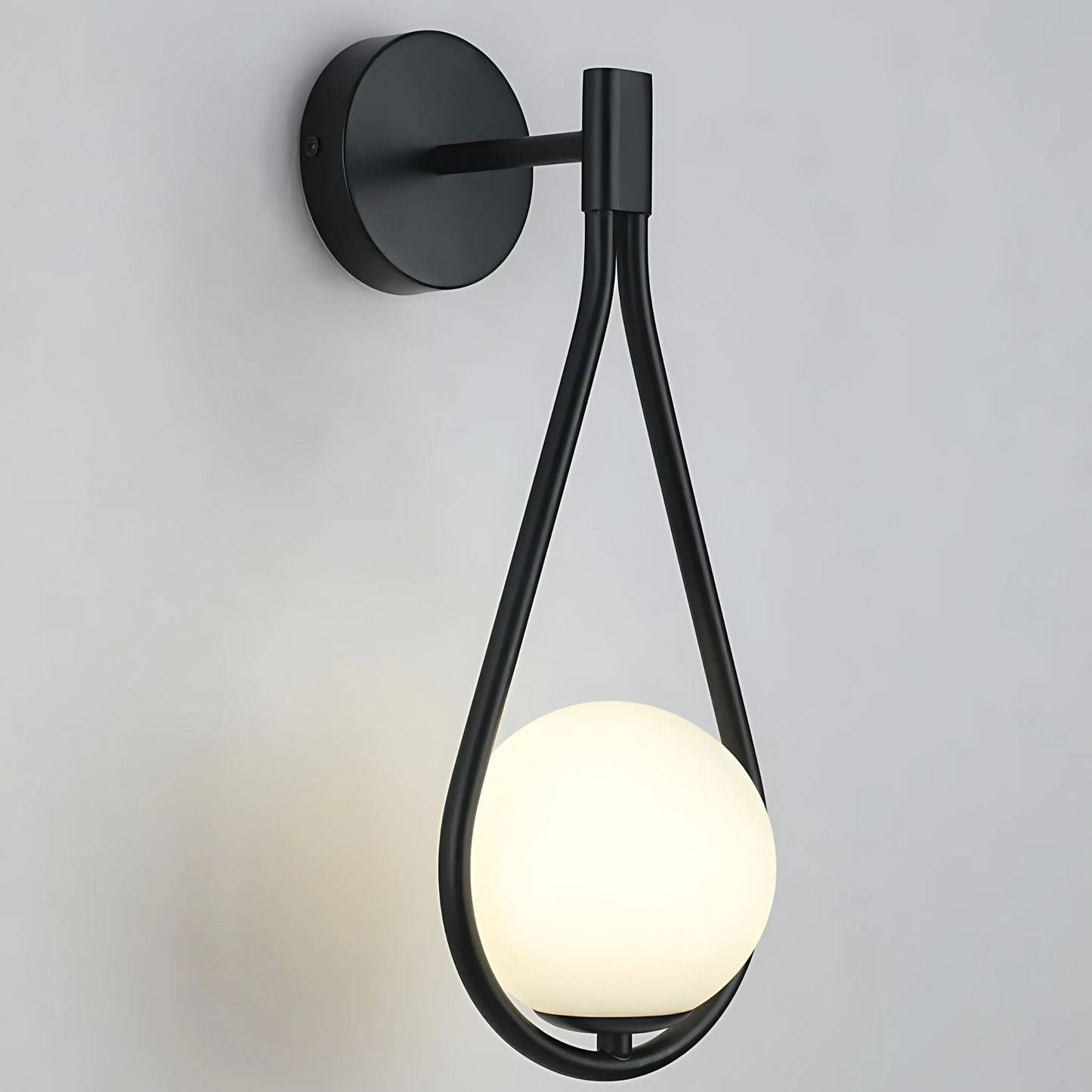 Druppelregen Droplet glazen bol LED wandlamp