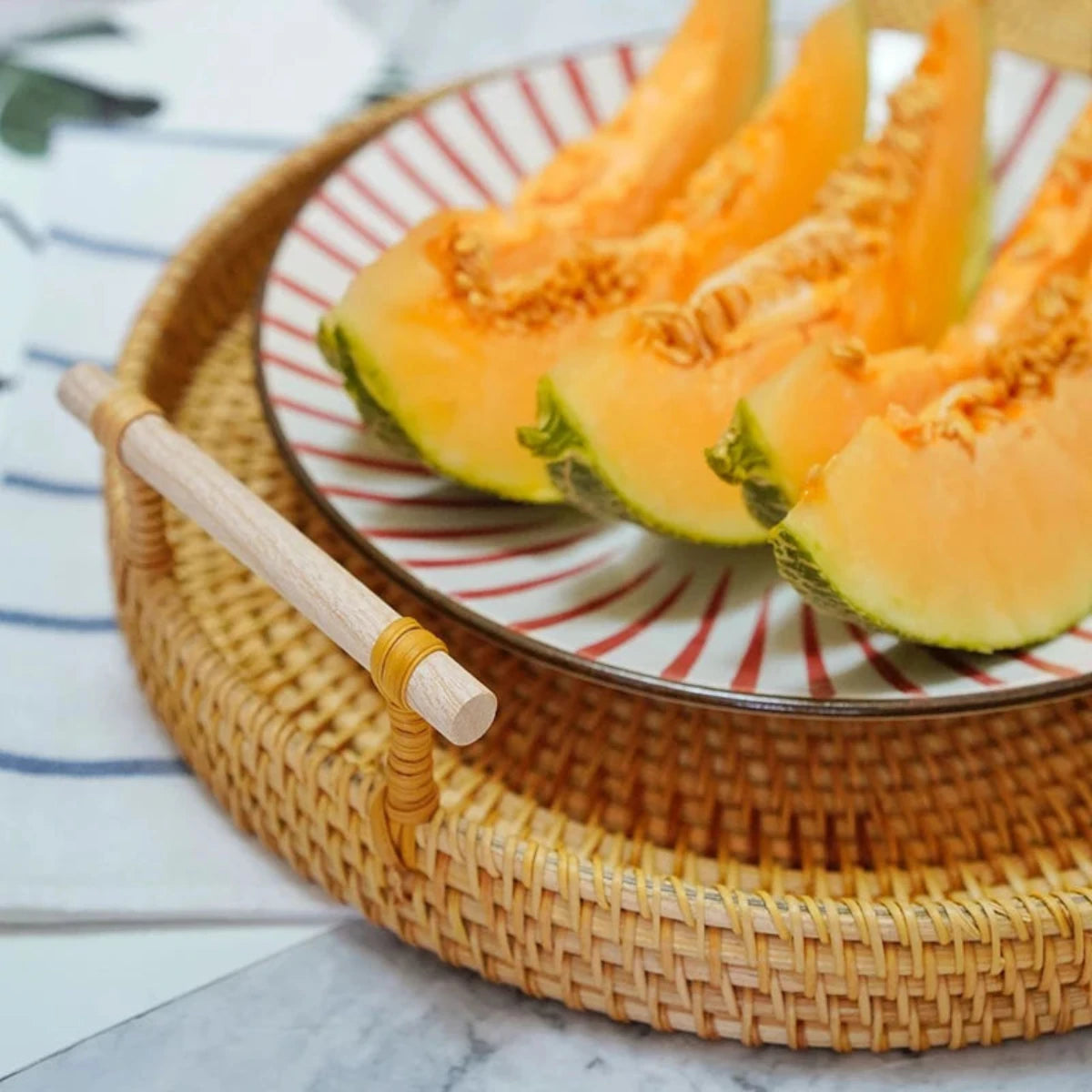 Handgemaakt Dienblad Rotan