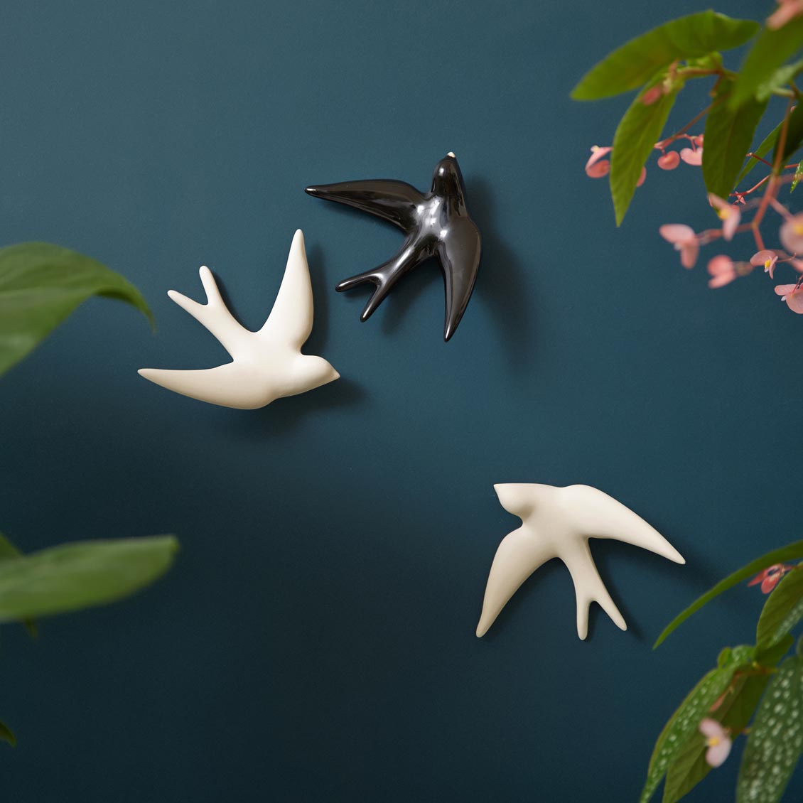 Keramische Duif Vogel Muurhanger