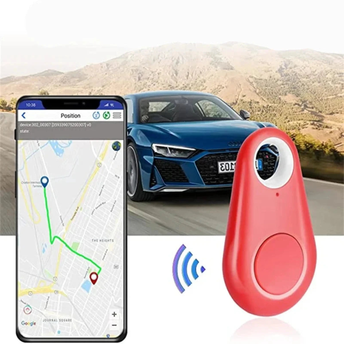 Tweezijdig alarm GPS-tracker Sen