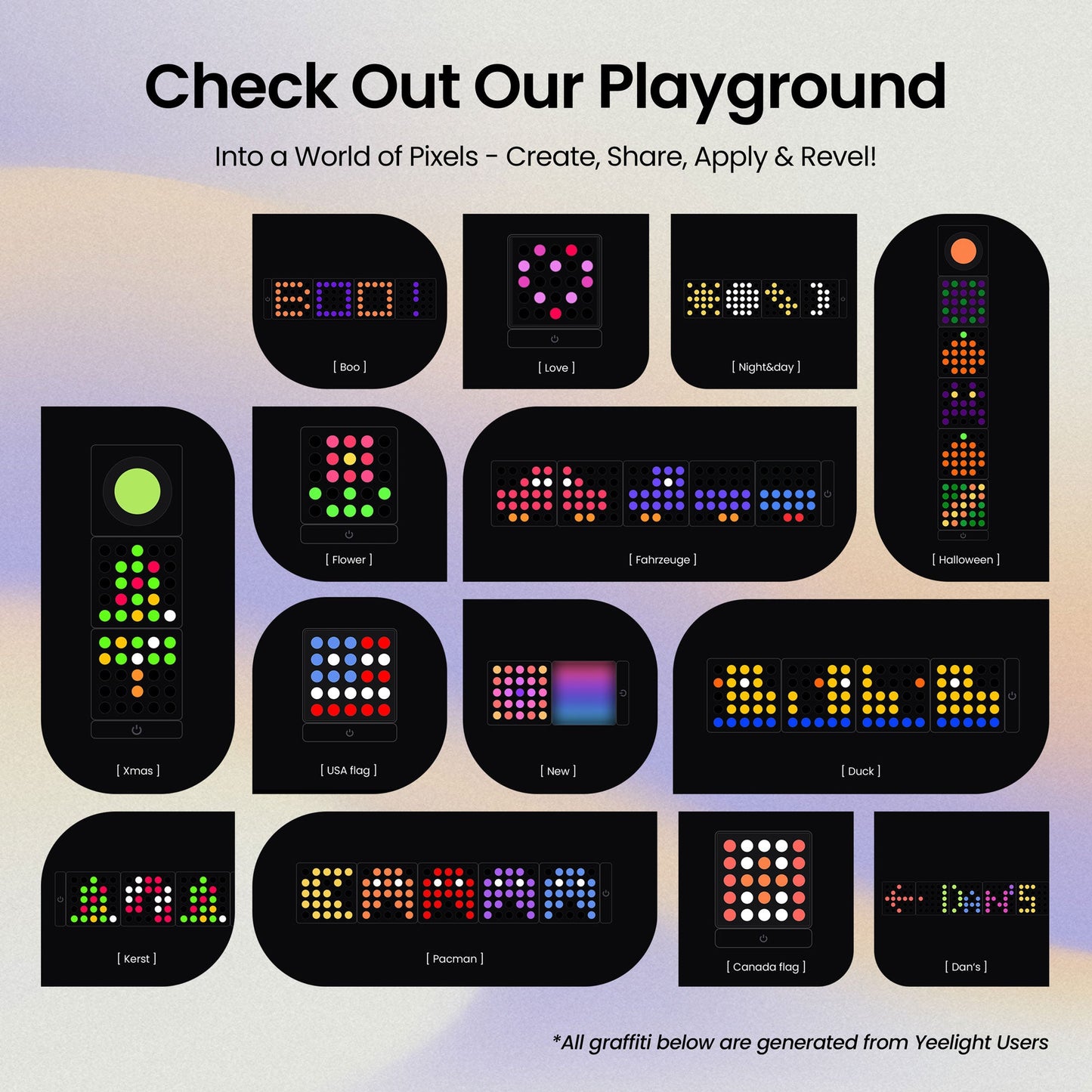 RGB Kubus Slimme Lamp Aanpasbare Tafellamp