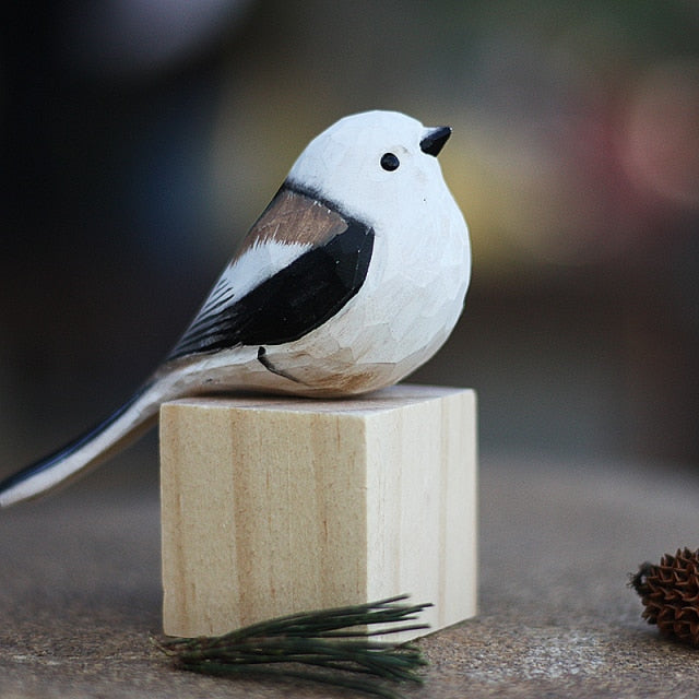 Charmante Houten Vogelfiguren