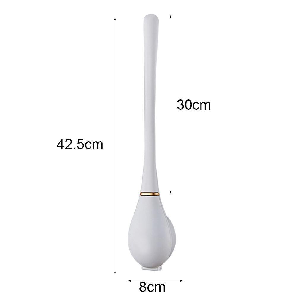 Siliconen Toiletborstel Met Lange Steel