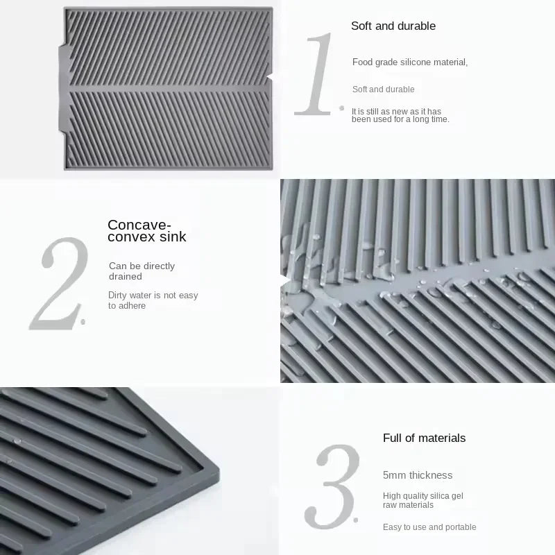 Siliconen Keuken Droogmat AntiSlip Pro