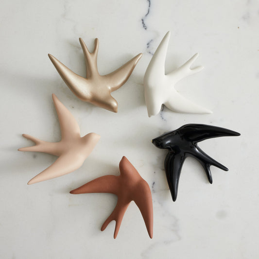 Keramische Duif Vogel Muurhanger