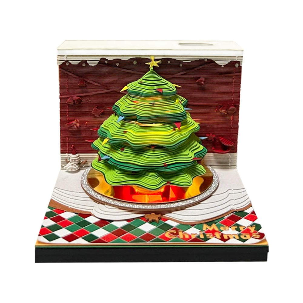 Omoshiroi Blok 3D Kladblok Kalender