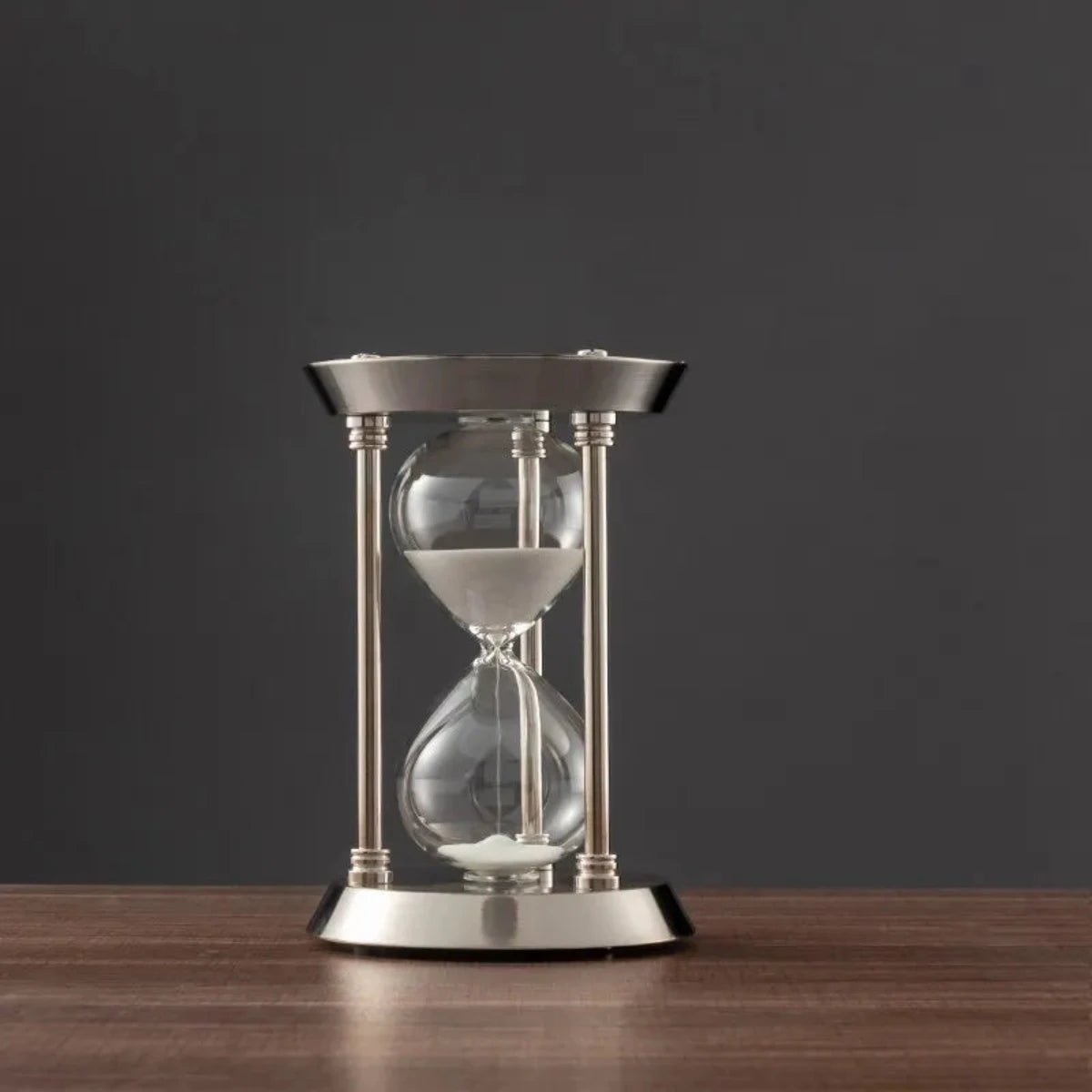 Vintage Metaal Zandloper Loua