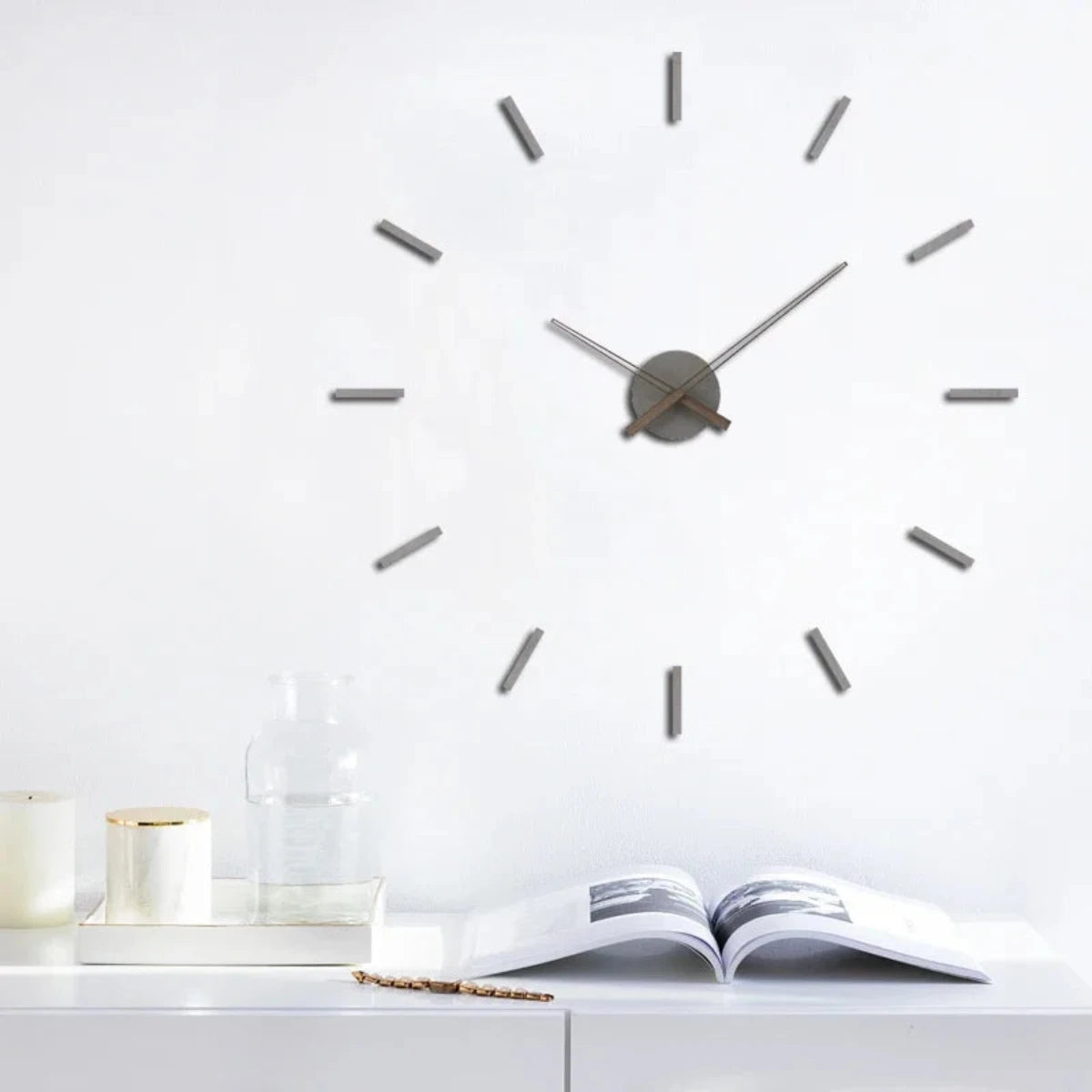 Abstract Vintage Wandklok Faye