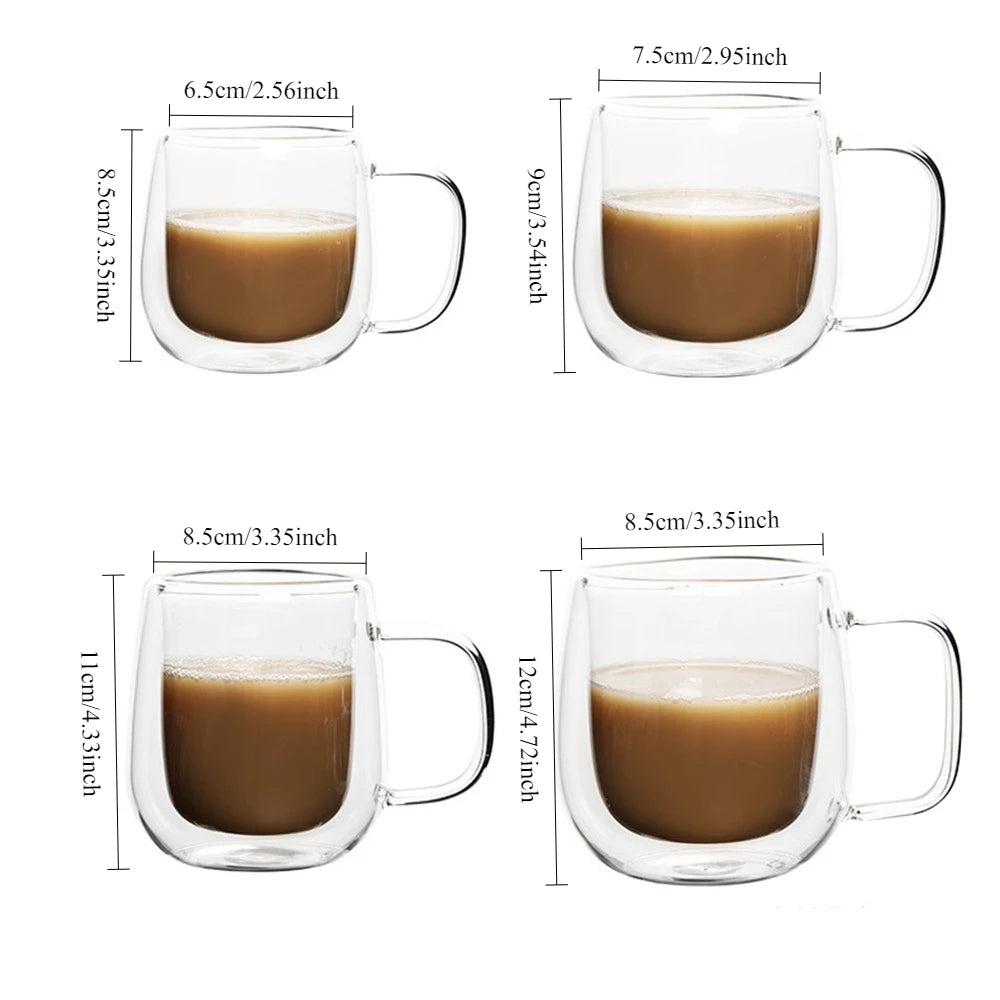 Insulated Espresso Cups Thermo Glas
