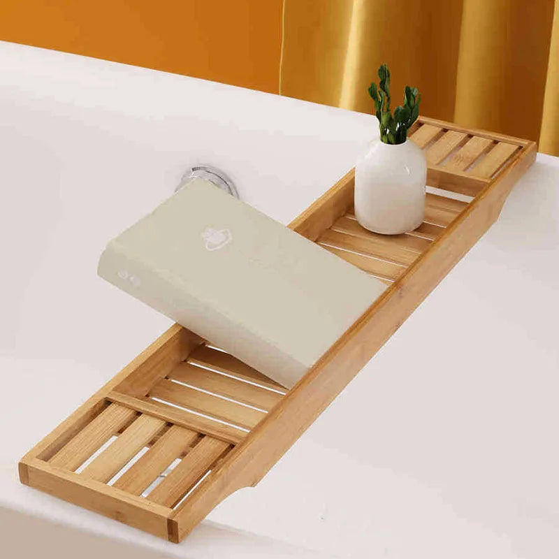 Bamboo Luxe Badkuip Organizer Caddy