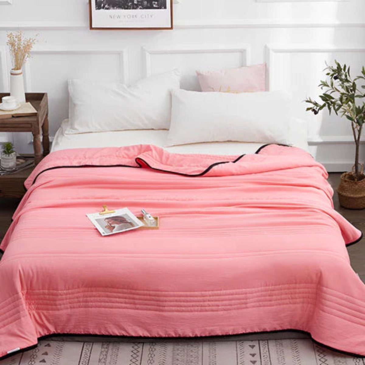 Ademend materiaal Koeldeken Liva