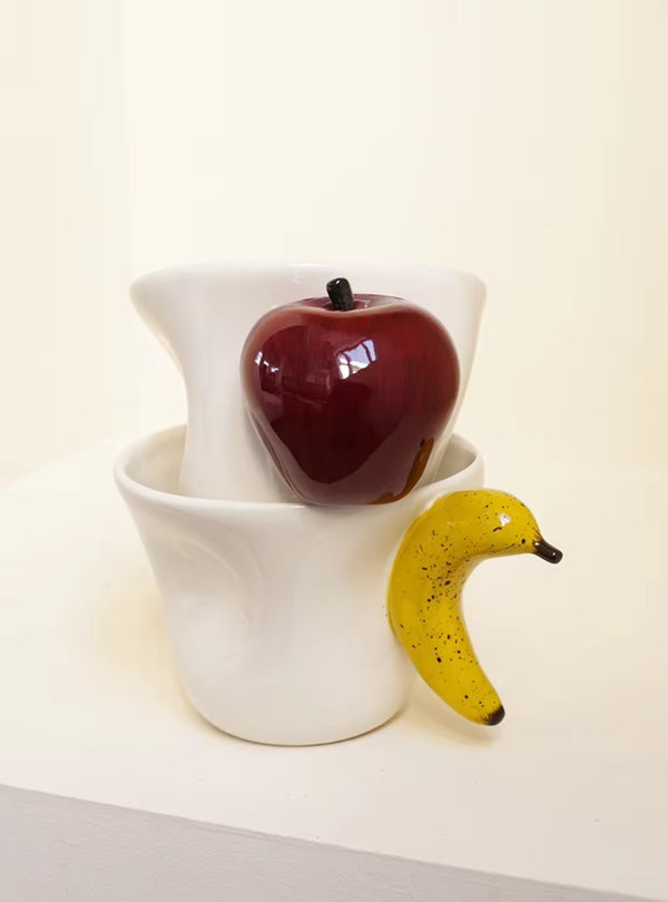 Banaan Appel 3D Handgreep Mok