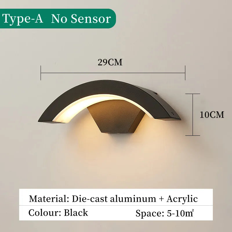 Moderne Bewegingssensor Wandlamp