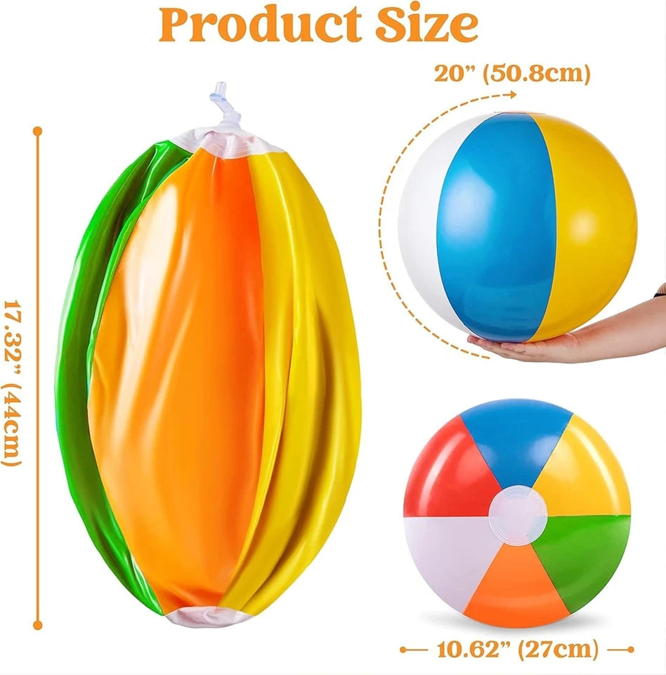Colorful Inflatable Beach Ball 51cm