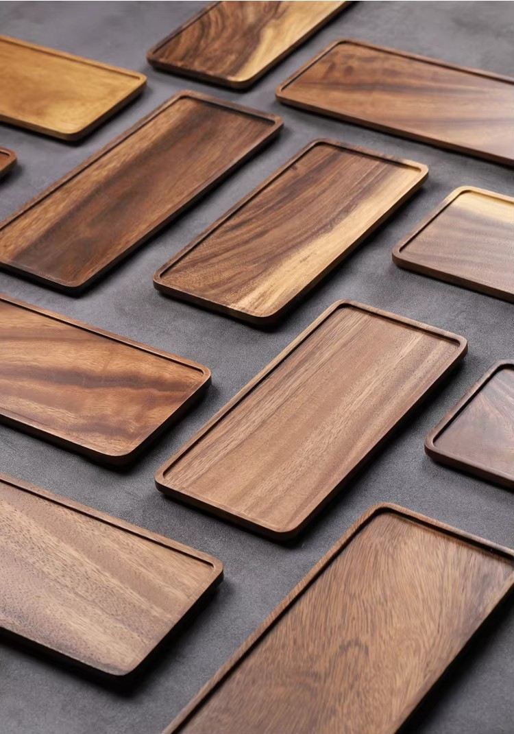 Rechthoekig Houten Serving Dienblad