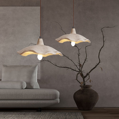 Japanse Vintage Bloemvorm Lampenkap Cement Licht Eiland Licht Kroonluchter