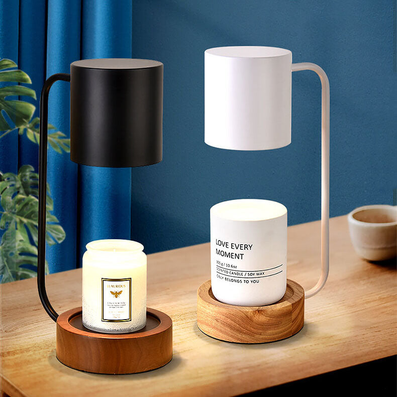 Japanse Minimalistische Houten Timing Dimmende 1-Lichts Smeltende Was Tafel Lamp