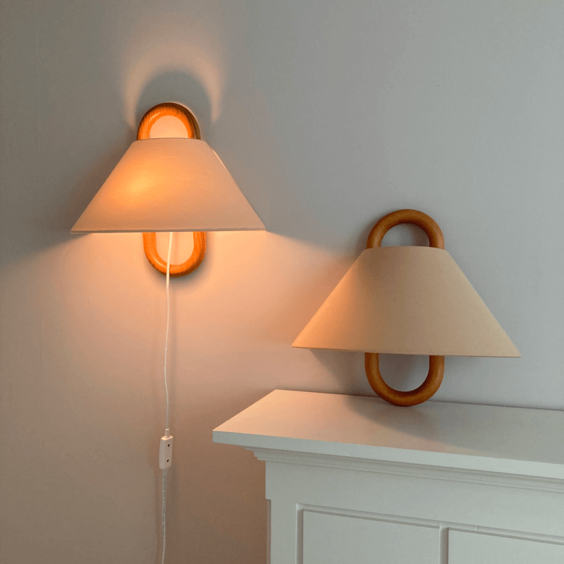 Moderne Originele Massief Houten Geplooide Halve Cirkel