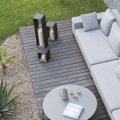 Moderne Minimalistische Vierkante Lijst RVS Acryl LED Waterdichte Tuinverlichting Voor Buiten Patio