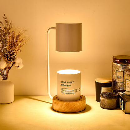 Japanse Minimalistische Houten Timing Dimmende 1-Lichts Smeltende Was Tafel Lamp