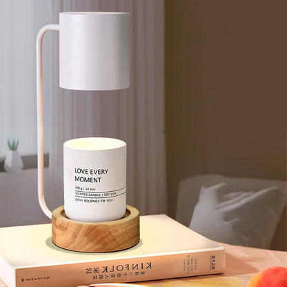 Japanse Minimalistische Houten Timing Dimmende 1-Lichts Smeltende Was Tafel Lamp
