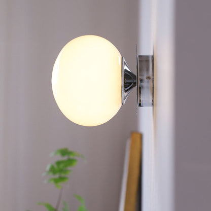 Moderne Vintage Minimalistische IJzer Glas Ronde Kop 1-Licht Wandlamp