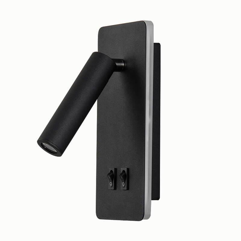 Nordic Minimalistische Vierkante Spotlight Rotatable LED Lees Wandlamp