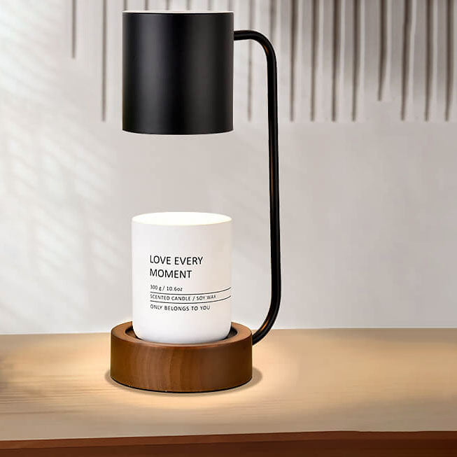 Japanse Minimalistische Houten Timing Dimmende 1-Lichts Smeltende Was Tafel Lamp