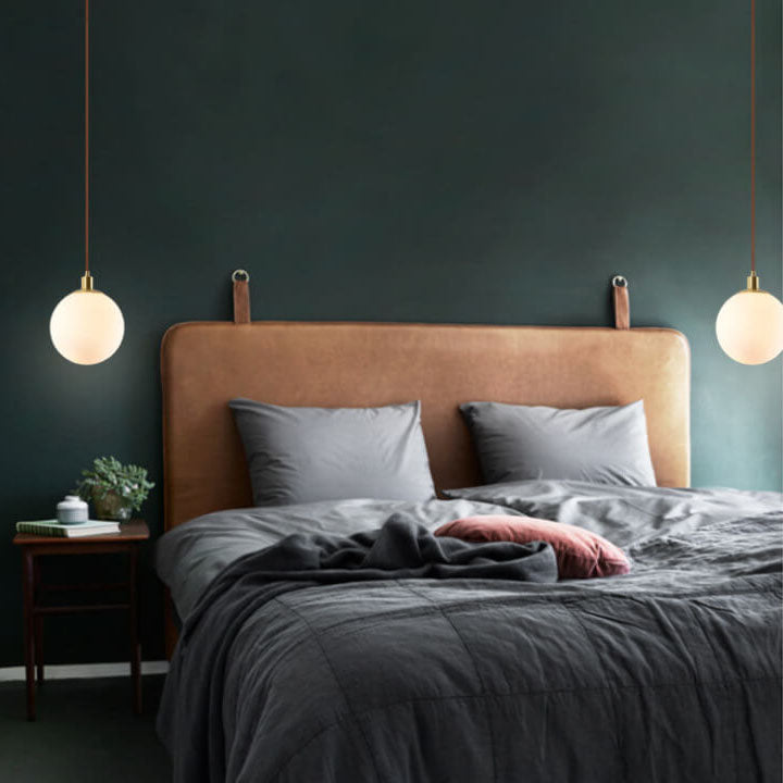 Noordse Minimalistische Witte Bol 1-Lichts Hanglamp